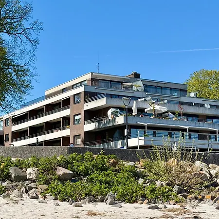 公寓 Wahlheimat Haffkrug, Strandnaher Ostseeurlaub, Terrasse, Tiefgarage Und Wlan 沙博伊茨